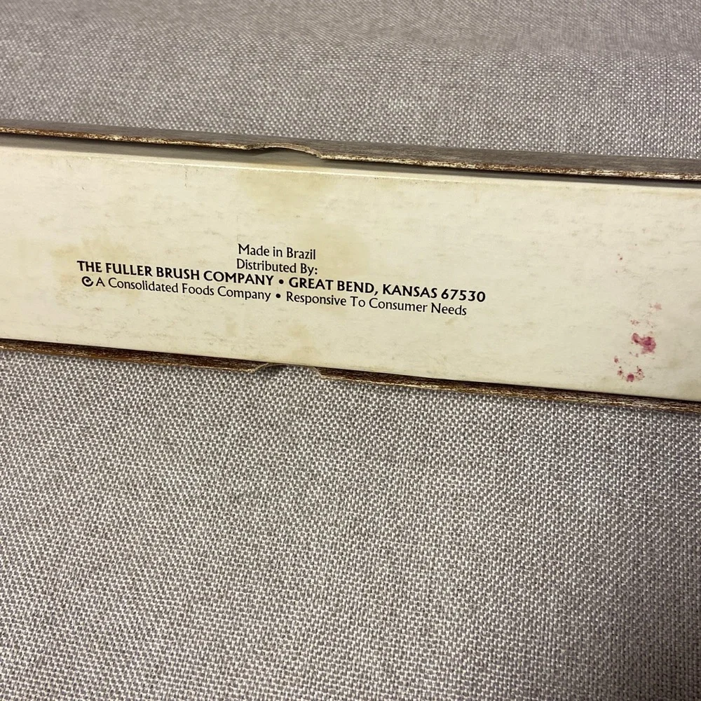 Vintage Fuller Brush Company 8” carving knife — new in original box.